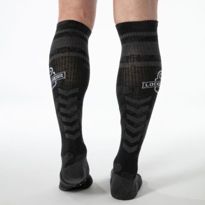 LOCKER GEAR - FULL MILITARY KNEE HIGH SOCKS BLACK ONE SIZE LOCKER GEAR - FULL MILITARY KNEE HIGH SOCKS BLACK ONE SIZE