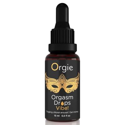 ORGIE - ORGASM DROPS VIBE! VIBRATING CLITORAL AROUSAL 15 ML ORGIE - ORGASM DROPS VIBE! VIBRATING CLITORAL AROUSAL 15 ML