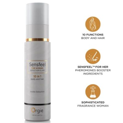 ORGIE - SENSFEEL FOR WOMAN SEDUCTION ELIXIR 10 IN 1 BODY AND HAIR 100 ML ORGIE - SENSFEEL FOR WOMAN SEDUCTION ELIXIR 10 IN 1 BODY AND HAIR 100 ML