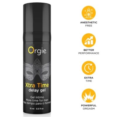 ORGIE - XTRA TIME DELAY GEL ANESTHETIC FREE 15 ML ORGIE - XTRA TIME DELAY GEL ANESTHETIC FREE 15 ML