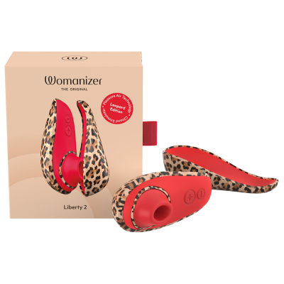 WOMANIZER - LIBERTY 2 SUCTION CLITORAL STIMULATOR 8 INTENSITY LEVELS LEOPARD PRINT WOMANIZER - LIBERTY 2 SUCTION CLITORAL STIMULATOR 8 INTENSITY LEVELS LEOPARD PRINT